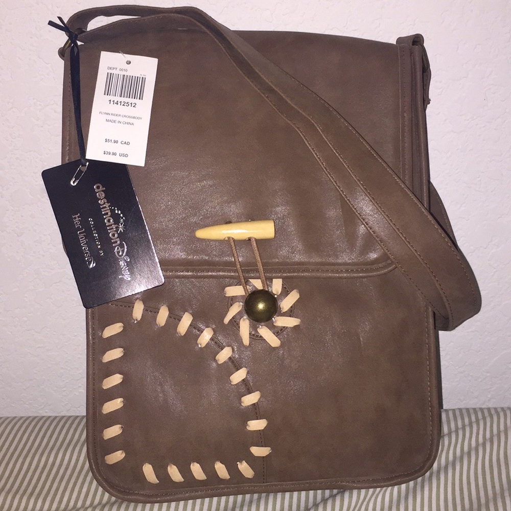 Her universal Eugene’s satchel from Tangled